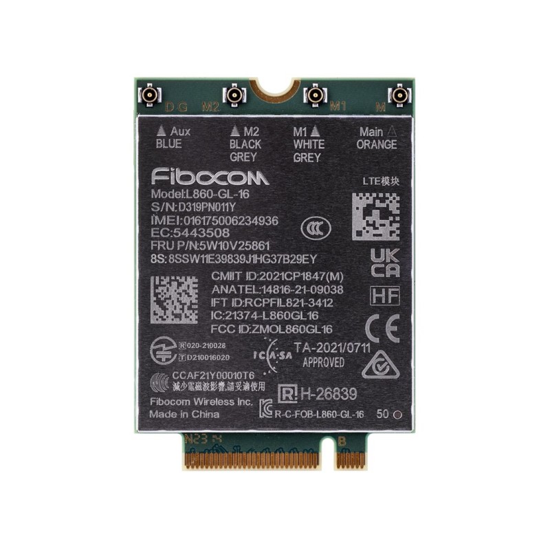 Lenovo 4XC1K04678 karta sieciowa Wewnętrzny WWAN 1000 Mbit/s