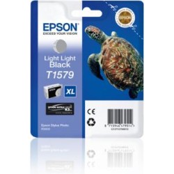 Tusz oryginalny EPSON T1579 C13T15794010 Light Czarny 25,9 ml