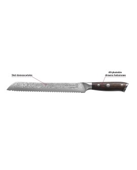 Nóż do chleba Bread Kohersen Elegance Ebony Wood 22,9cm