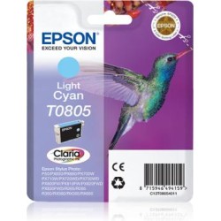 Tusz oryginalny EPSON T0805 C13T08054011 Light Cyan 7,4 ml