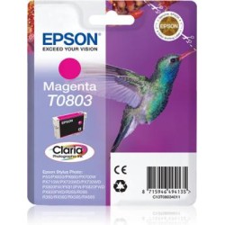 Tusz oryginalny EPSON T0803 C13T08034011 Magenta  7,4 ml