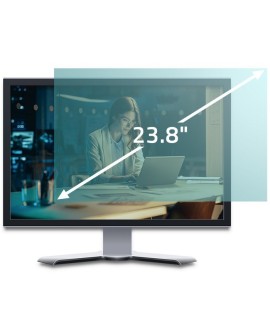 Qoltec Filtr światła niebieskiego 23.8" | 16:9 | Ochrona wzroku | Anti Glare | Matowy | na monitor
