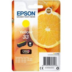 Tusz oryginalny EPSON T3344 C13T33444012 Yellow  4,5 ml