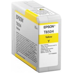 Tusz oryginalny EPSON T8504 C13T850400 Yellow  80 ml