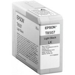 Tusz oryginalny EPSON T8507 C13T850700 Light Czarny 80 ml