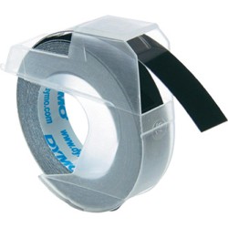 Dymo oryginalny taśma do drukarek etykiet, Dymo, S0898130, czarny podkład, 3m, 9mm, cena za 1 sztukę, 3D