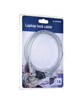 Linka zabezpieczająca do laptopa na kluczyk GEMBIRD LK-K-01