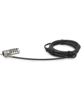 StarTech.com LTLOCK4D zapięcie do kabli Czarny, Srebrny 2 m