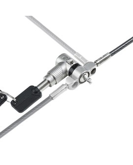 StarTech.com UNIVK-LAPTOP-LOCK zapięcie do kabli Czarny, Srebrny 2 m