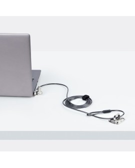 StarTech.com UNIVK-LAPTOP-LOCK zapięcie do kabli Czarny, Srebrny 2 m