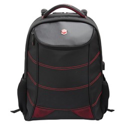 Plecak na notebook 17", Snake Eye, czarny z nylon, Bestlife