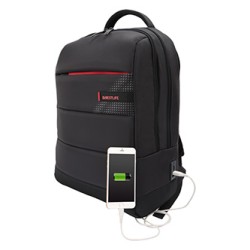 Plecak na  notebook 15,6", CPLUS, czarny z poliester, Bestlife