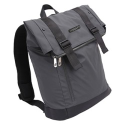 Plecak na  notebook 15,6", La Minor, szary z poliuretan, Bestlife