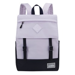 Plecak na notebook 15.6", COL-Buckles, fioletowy z poliester, Bestlife
