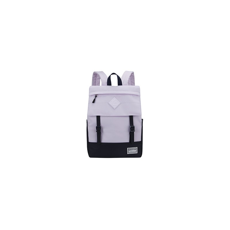 Plecak na  notebook 15.6", COL-Buckles, fioletowy z poliester, Bestlife