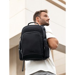Plecak na  notebook 15,6", Ryder, czarny z nylon, Bestlife