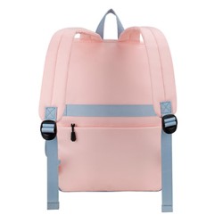 Plecak na  notebook 15,6", COL-Buckles, różowy z poliester, Bestlife