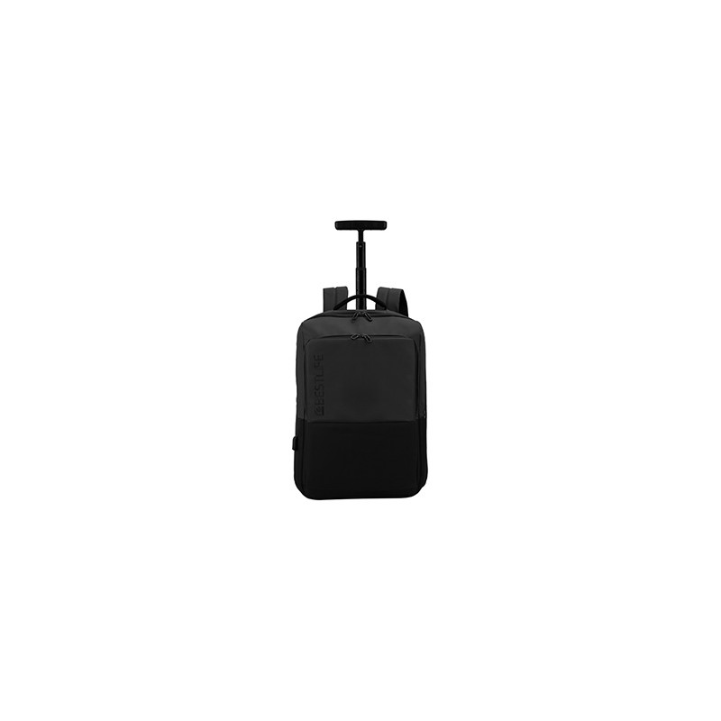 Troley na  notebook 15,6", Neoton, czarny z nylon, Bestlife