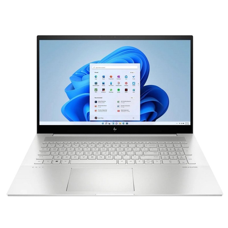 HP Envy 17T-CW000 i7-13700H 17.3"FHD 300nits 16GB DDR4 SSD512 IrisXe BT BLKB Win11 Natural Silver (REPACK) 2Y