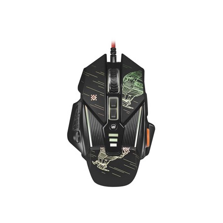 Defender sTarx GM-390L Mysz przewodowa, czarna, 3200DPI, EOL