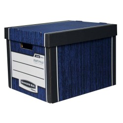 Pudła archiwizacyjne Fellowes Bankers Box WOODGRAIN 0061001-BLUE