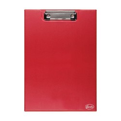 Klip board z metalowym klipsem A4 FOROFIS zamykany 91245 czerwona PVC
