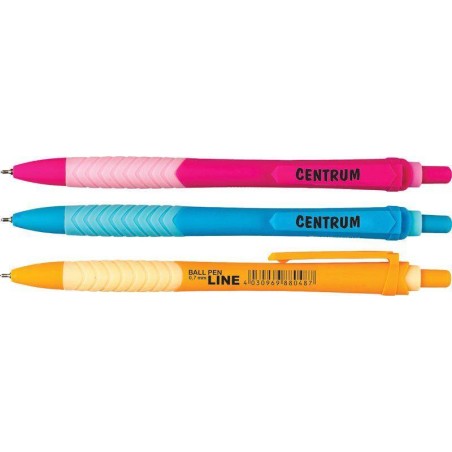 Długopis olejowy automatyczny CENTRUM LINE 88048 niebieski 1.0