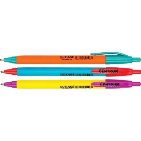 Długopis olejowy automatyczny CENTRUM EASE 80550 niebieski 1.0