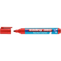 Marker do flipchartów EDDING 380 czerwony okrągła 1.5-3mm