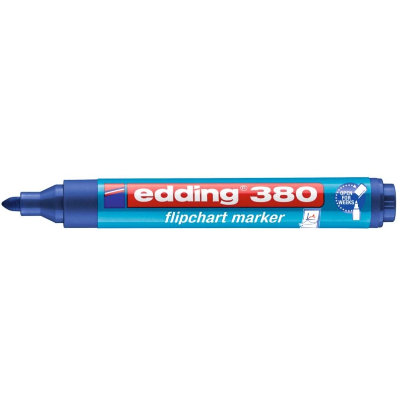 Marker do flipchartów EDDING 380 niebieski okrągła 1.5-3mm