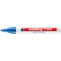 Marker olejowy EDDING 750 niebieski 2-4mm