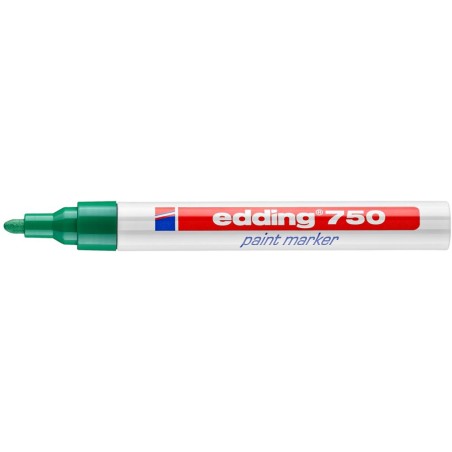 Marker olejowy EDDING 750 zielony 2-4mm