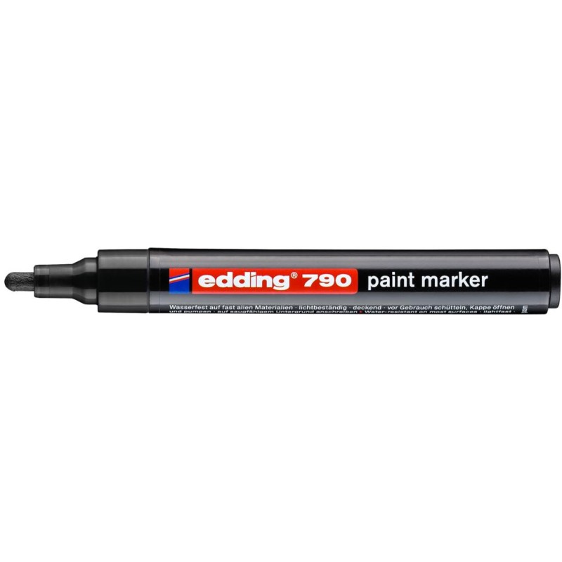 Marker olejowy EDDING 790 czarny 2-3mm