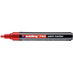 Marker olejowy EDDING 790 czerwony 2-3mm