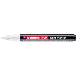 Marker olejowy EDDING 791 biały 1-2mm
