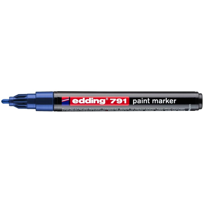 Marker olejowy EDDING 791 niebieski 1-2mm