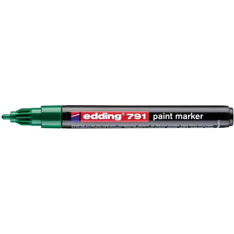 Marker olejowy EDDING 791 zielony 1-2mm
