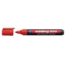 Marker permanentny EDDING 300 czerwony 1.5-3mm