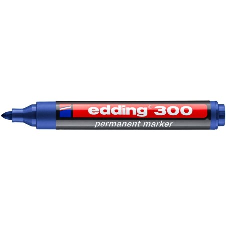 Marker permanentny EDDING 300 niebieski 1.5-3mm