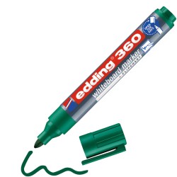 Marker suchościeralny EDDING 360 zielony 1.5-3mm