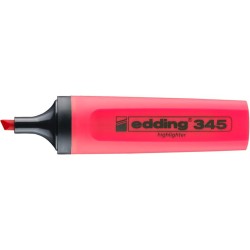 Zakreślacz EDDING 345 czerwony 2-5mm
