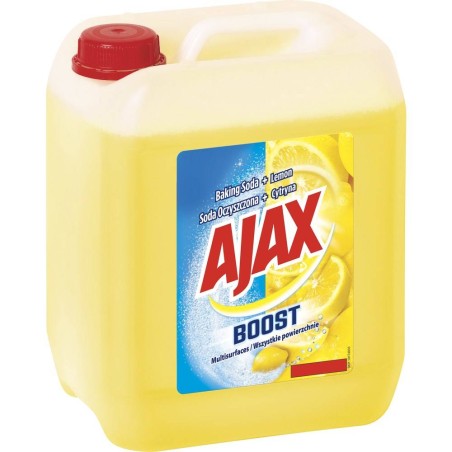 Płyn do czyszczenia AJAX BOOST soda oczyszczona+cytryna 5 litrów