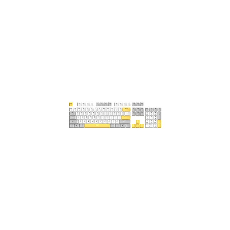 Marvo sada vyměnitelných kláves, PBT Keycap set KP-04 US, żółta, EOL
