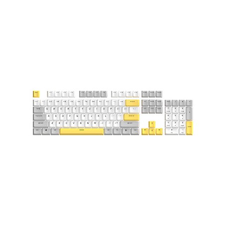 Marvo sada vyměnitelných kláves, PBT Keycap set KP-04 US, żółta, EOL