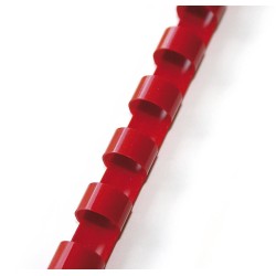 Grzbiet plastikowy 28.5mm ARGO 405284 czerwony 50 szt
