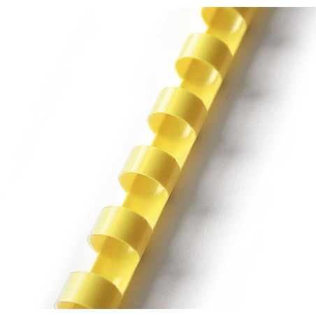 Grzbiet plastikowy 14mm ARGO 405146 żółty 100 szt