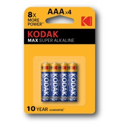 Bateria alkaliczna AAA KODAK MAX alkaline 30952812 4szt