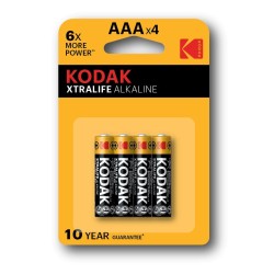 Bateria alkaliczna AAA KODAK XTRALIFE alkaline 30951990 4szt
