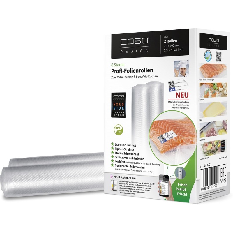 Zestaw rolek foliowe caso 1221 (2 szt.)
