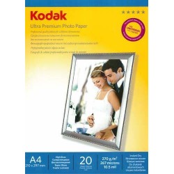 Papier fotograficzny błyszczący KODAK Ultra Premium Photo Paper 5740-816 A4 270g 20 ark.